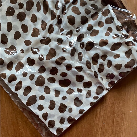 NWOT silk scarf coffee colour - Picture 4 of 4